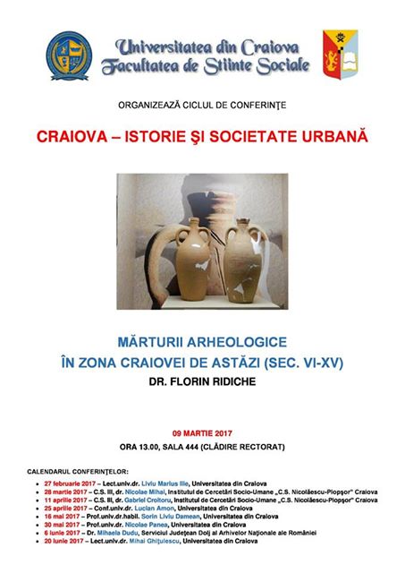 Conferinta marturii arheologice